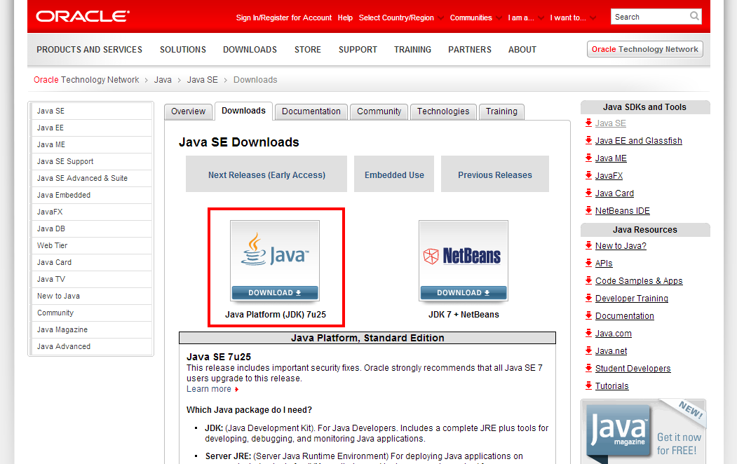 Java se 6 download for mac